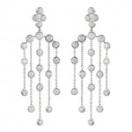 Boucles d'oreilles Longue Diamants Légers Cartier