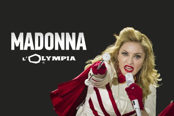 Madonna à l'Olympia