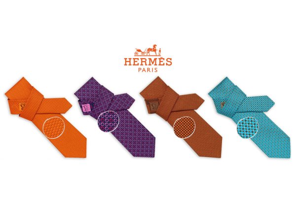 Hermès 8 ties, les cravates font le buzz