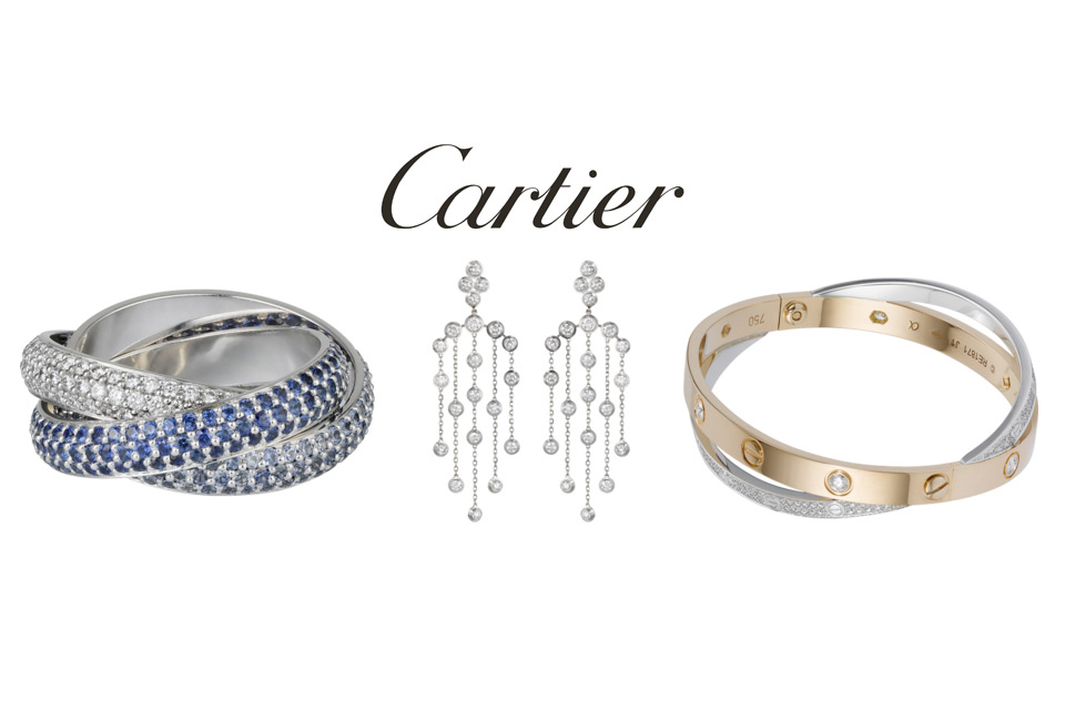 Sélection de bijoux Cartier pour Noël