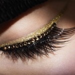 Faux cils et eye-liner or de la collection Grand Bal Dior