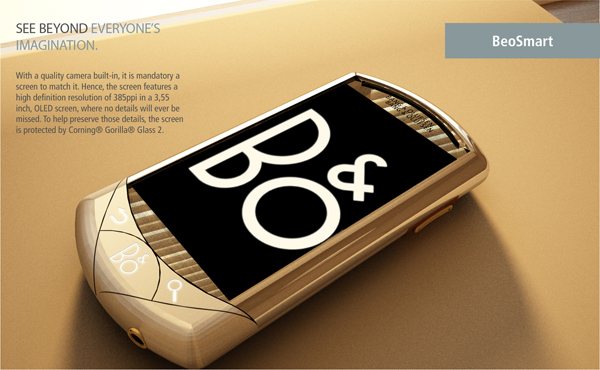 Smartphone de luxe BeoSmart1
