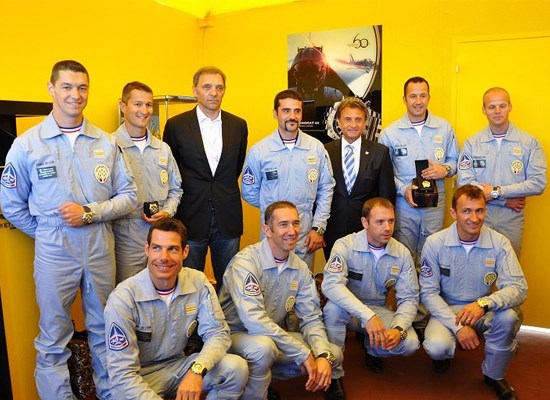 Patrouille de France avec la montre Breitling