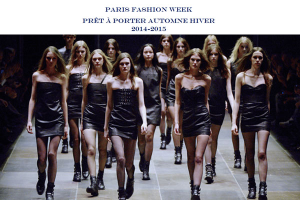 Fashion Week de Paris : prêt-à-porter automne hiver 2014-2015