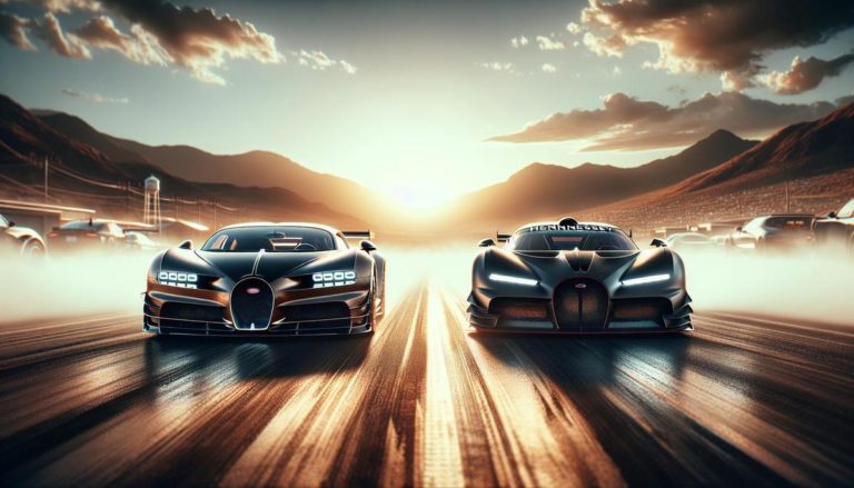 Bugatti vs Hennessey Venom F5: un duel de vitesse